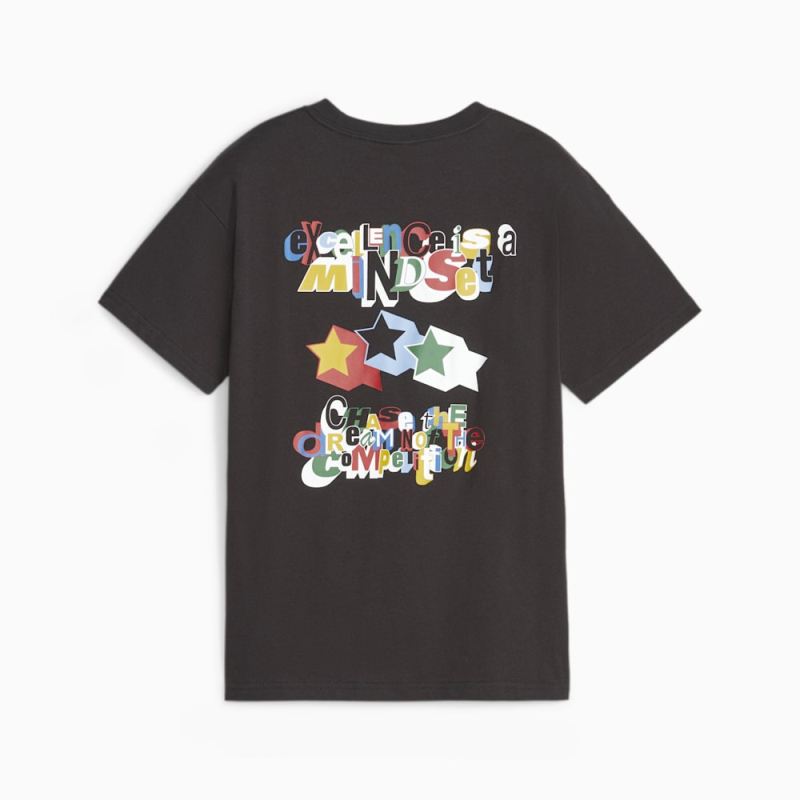 Puma | Boys Trash Talk Basketball Big Kids Tee - Black