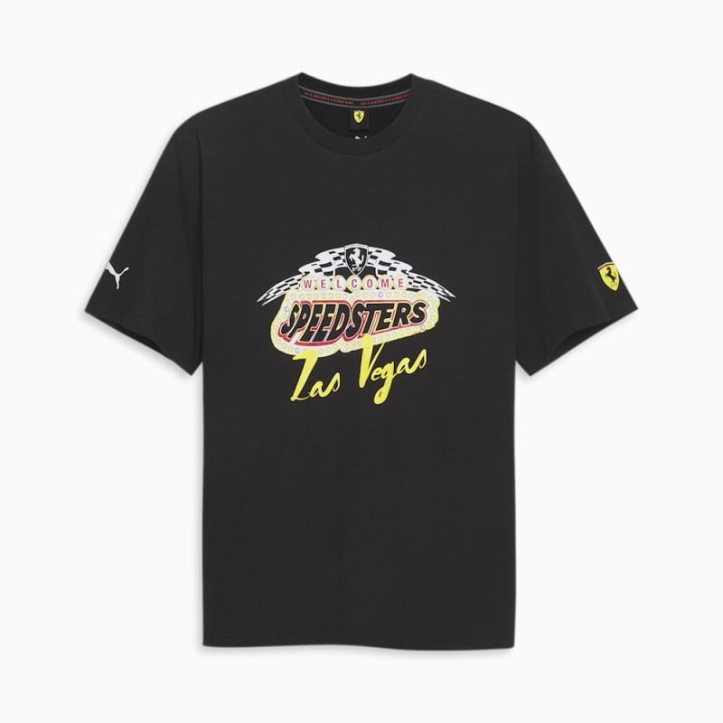 Puma | Men's Scuderia Ferrari Race Garage Crews Las Vegas Tee - Black