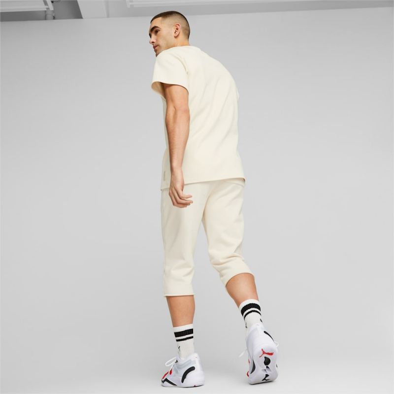 Puma | Men's Above the Clouds Basketball Knit Pant - Alpine Snow