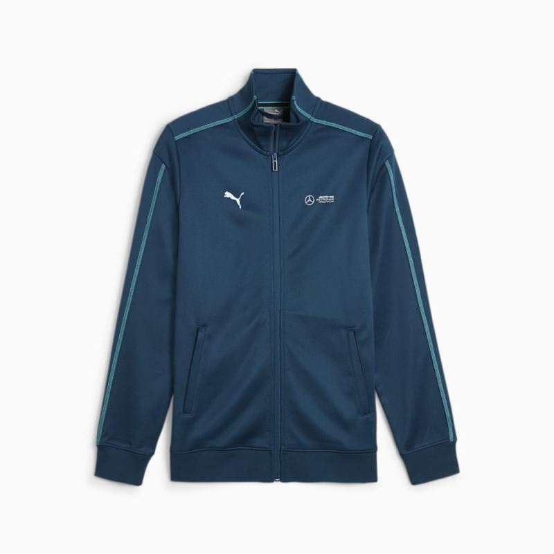 Puma | Men's Mercedes AMG-Petronas F1 MT7 Track Jacket - Ocean Tropic