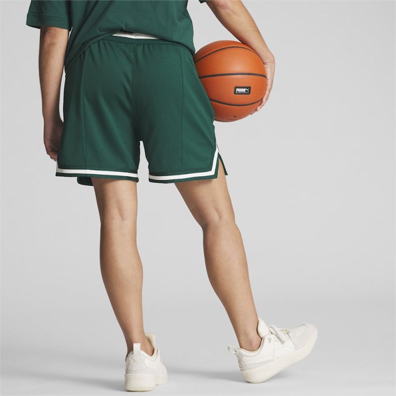 Puma | Women's x TROPHY HUNTING Basketball Shorts - Malachite