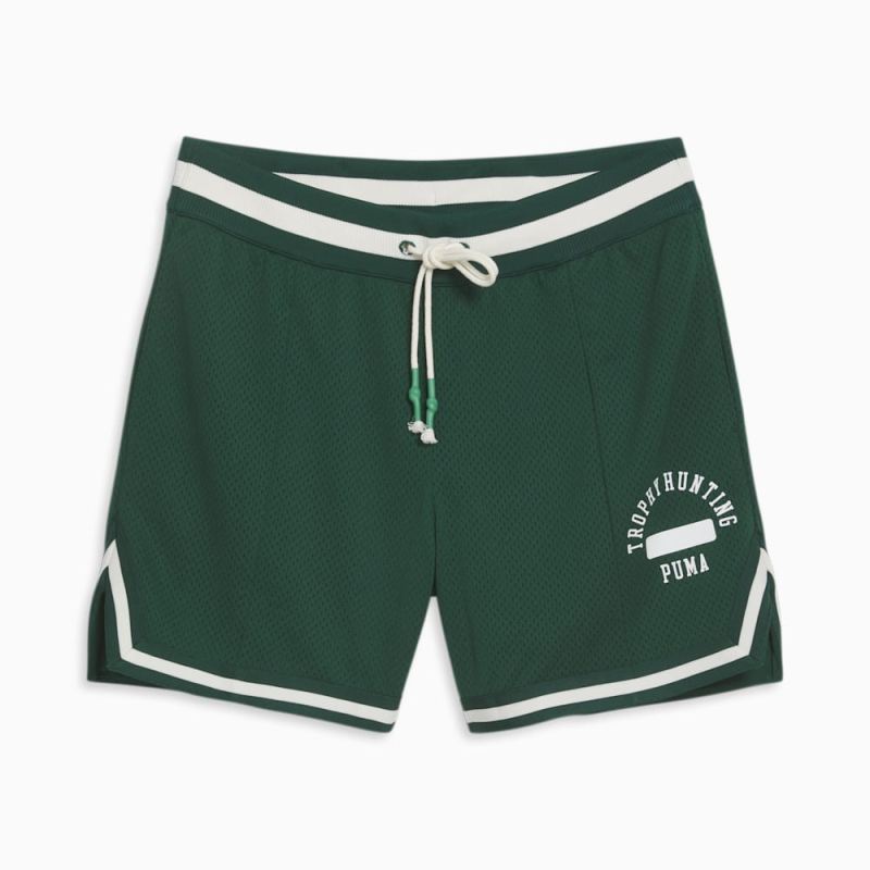 Puma | Women's x TROPHY HUNTING Basketball Shorts - Malachite