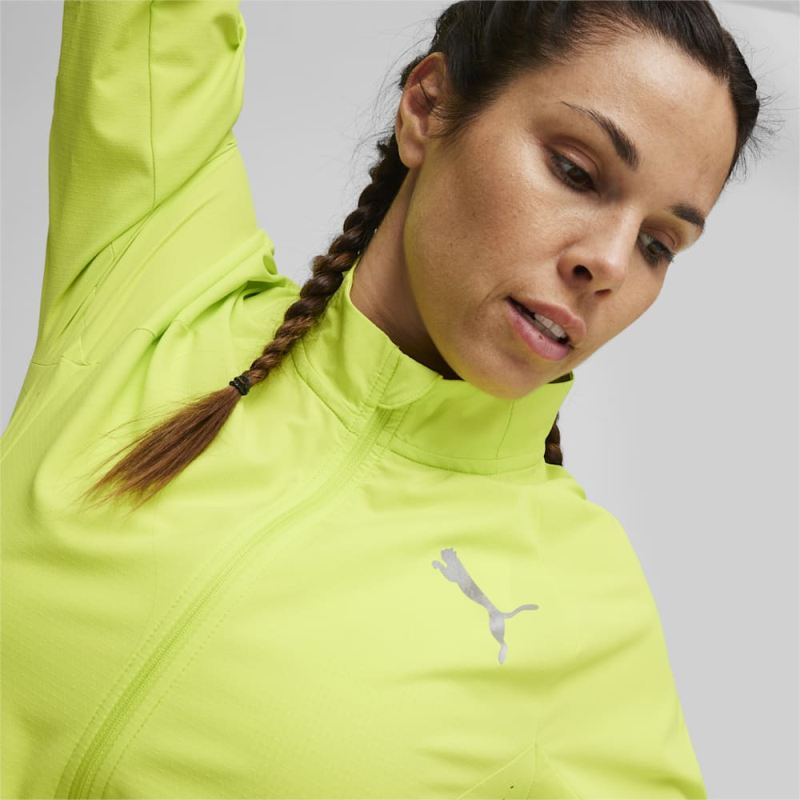 Puma | Women's RUN Elite Jacket - Lime Pow