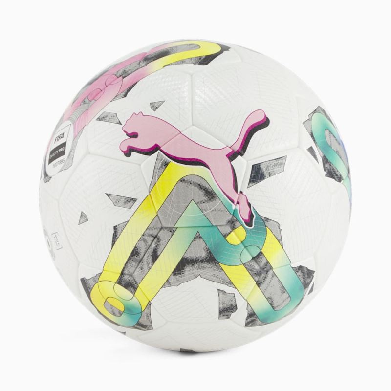 Puma | Men's Orbita 2 TB FQP Soccer Ball - White-multi colour