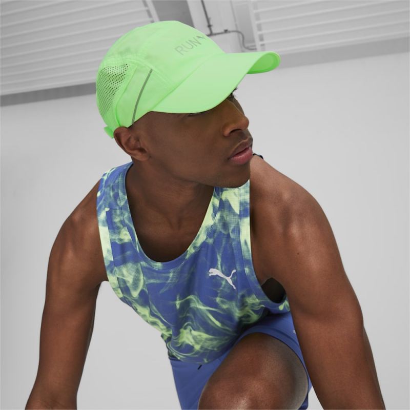 Puma | Men's Lightweight Running Hat - Fizzy Lime