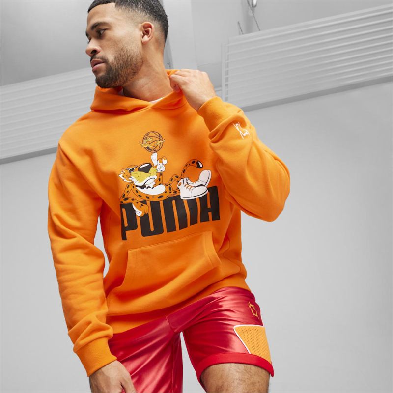 Puma | Men's HOOPS x CHEETOS Hoodie - Rickie Orange