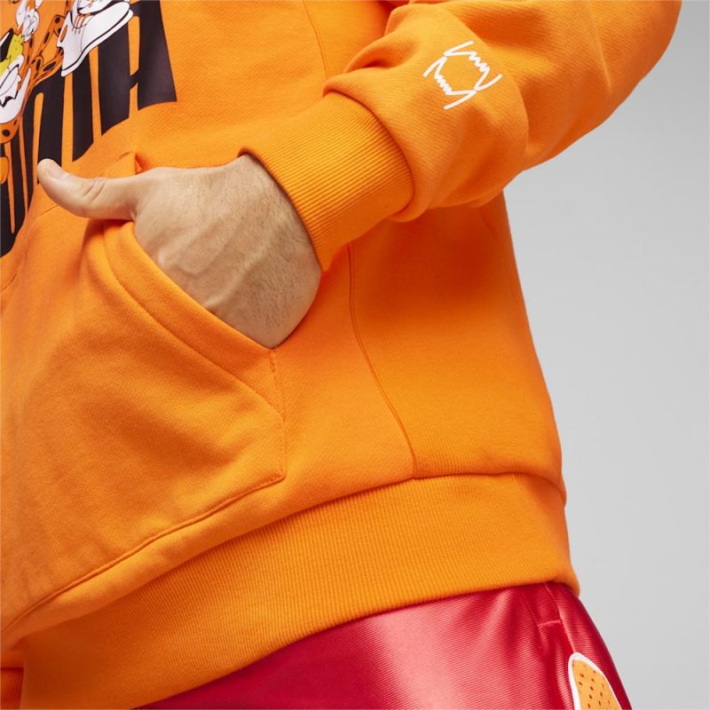 Puma | Men's HOOPS x CHEETOS Hoodie - Rickie Orange