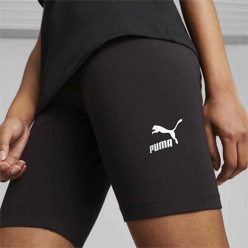 Puma | Women's CLASSICS Short Leggings - Black - Click Image to Close