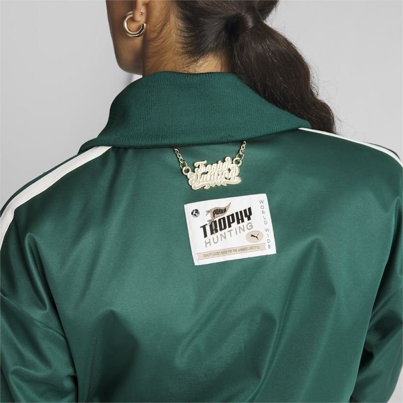 Puma | Women's x TROPHY HUNTING Basketball Jacket - Malachite-AOP