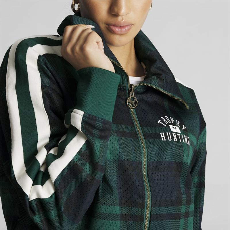 Puma | Women's x TROPHY HUNTING Basketball Jacket - Malachite-AOP