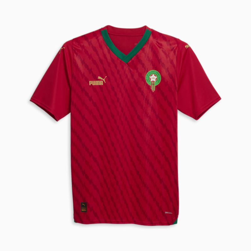 Puma | Men's FRMF WWC Home Replica Jersey - Red-Power Green