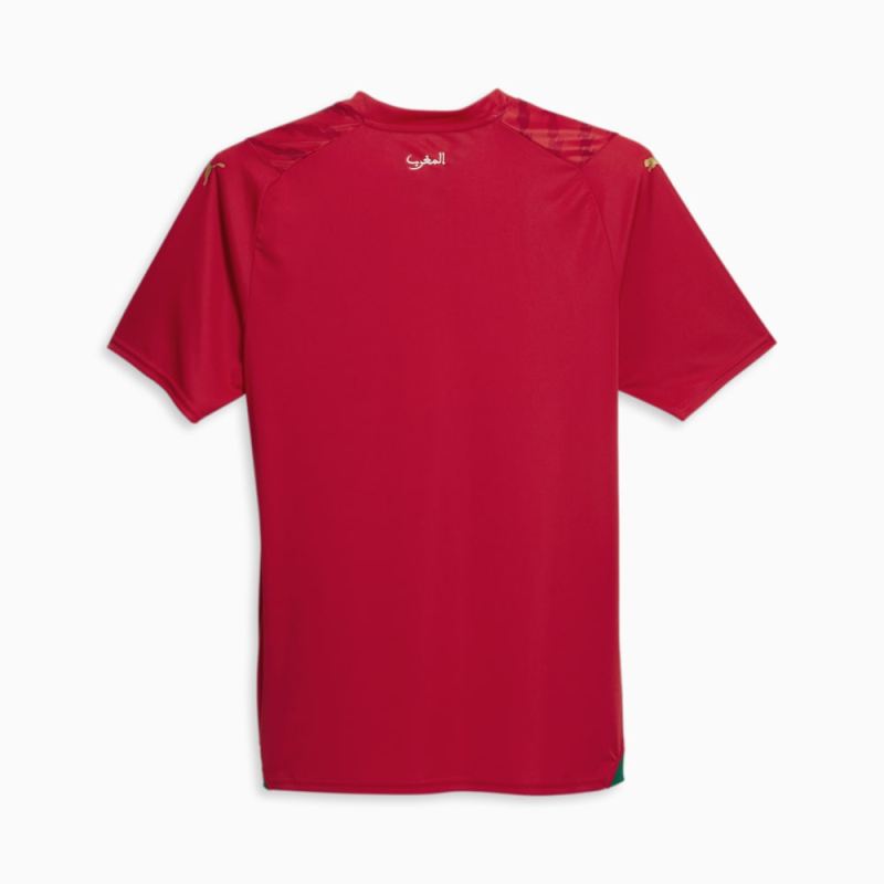 Puma | Men's FRMF WWC Home Replica Jersey - Red-Power Green