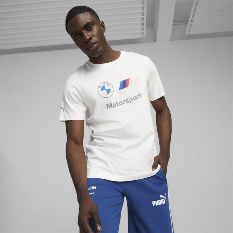 Puma | Men's BMW M Motorsport ESS Logo Tee - White