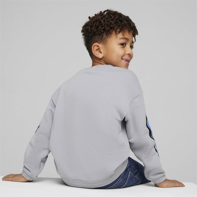 Puma | Boys Puma | Boys x TROLLS Little Kids Sweatshirt - Gray Fog