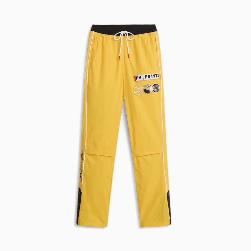 Puma | Men's x PORSCHE Basketball Woven Pants - Sport Yellow-Black