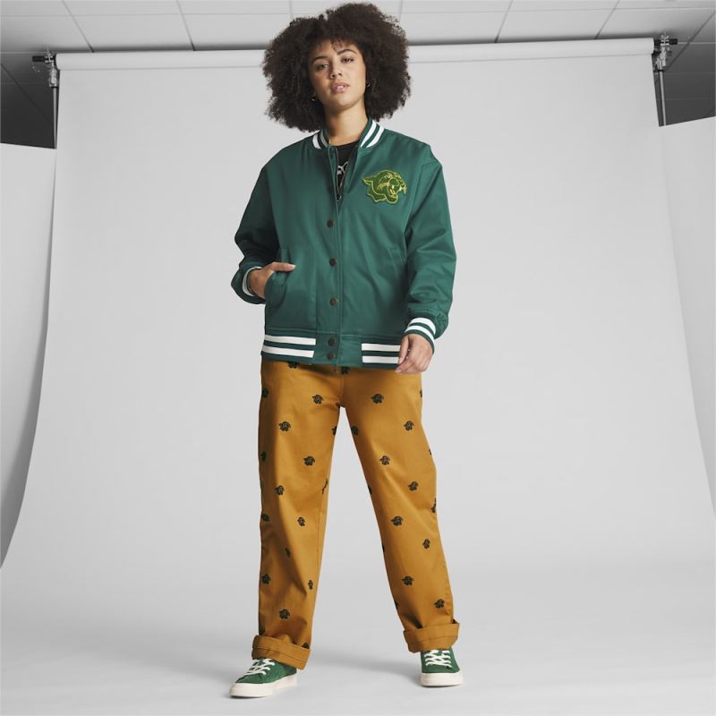 Puma | Women's x TROPHY HUNTING Basketball Pants - Apple Cinnamon-AOP