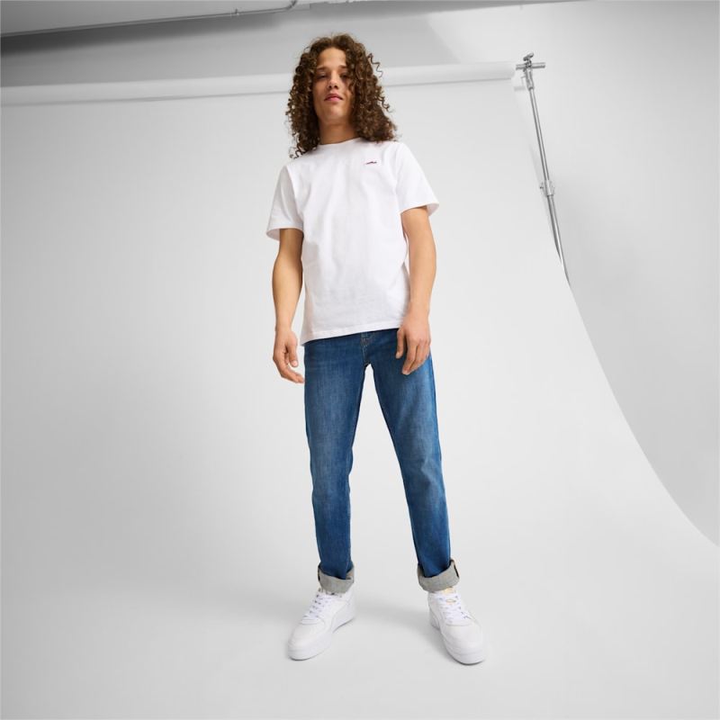 Puma | Men's Suede Logo Tee - White