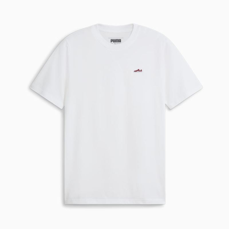 Puma | Men's Suede Logo Tee - White