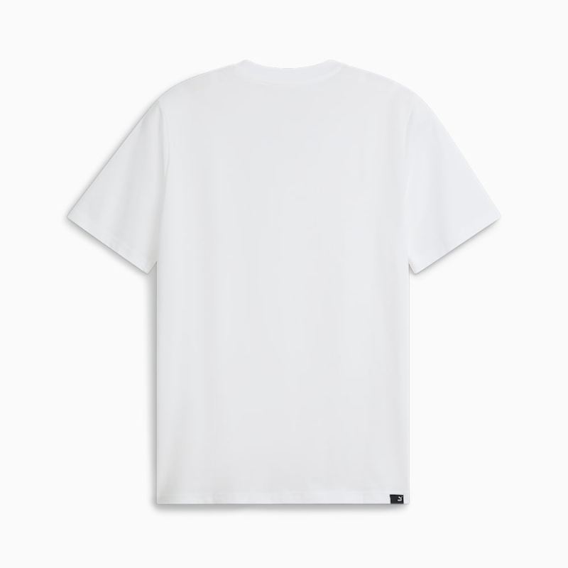 Puma | Men's Suede Logo Tee - White