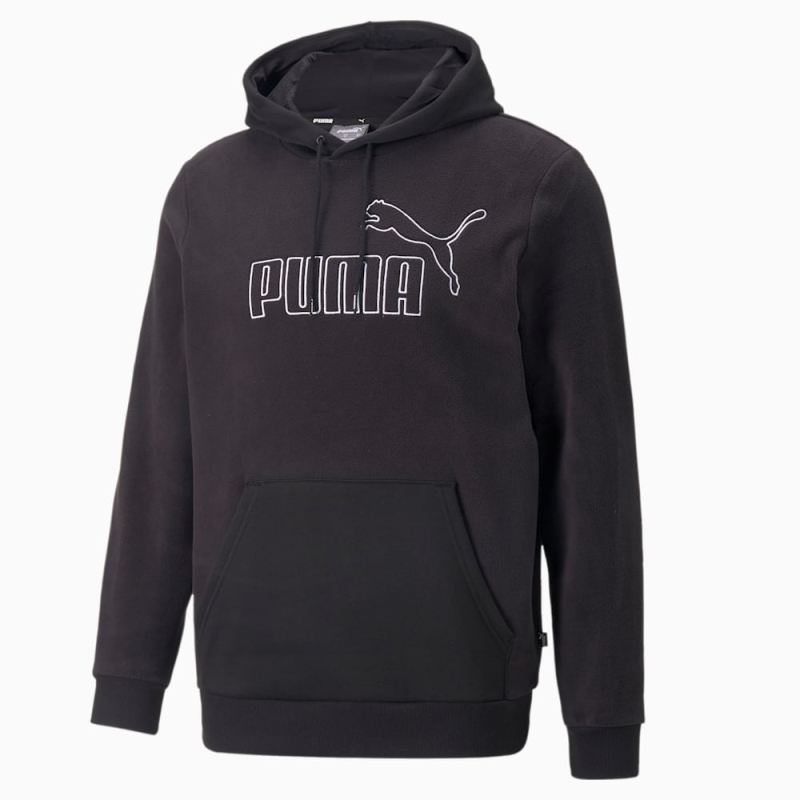 Puma | Men's Essentials Polar Fleece Hoodie - Black