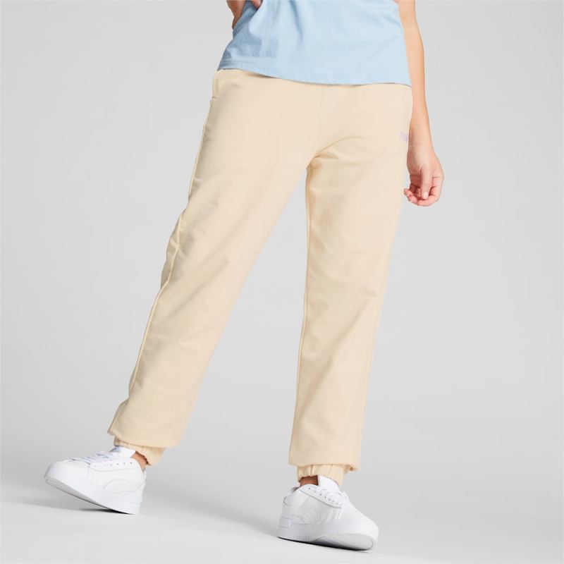 Puma | Women's High Waist Sweatpants - Creme Brulee