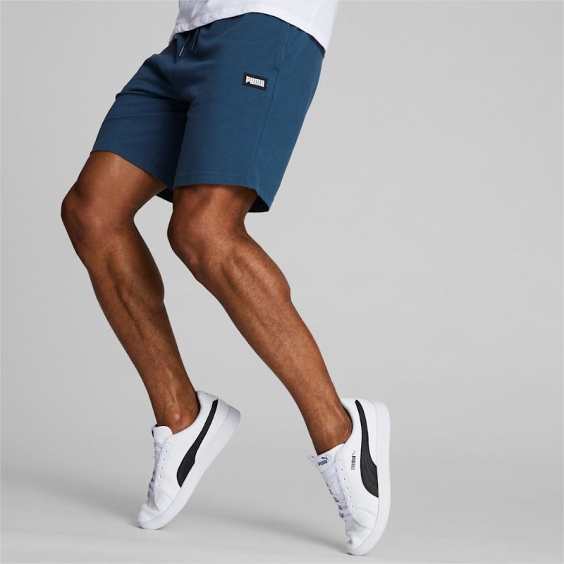 Puma | Men's Logo Shorts - Dark Denim