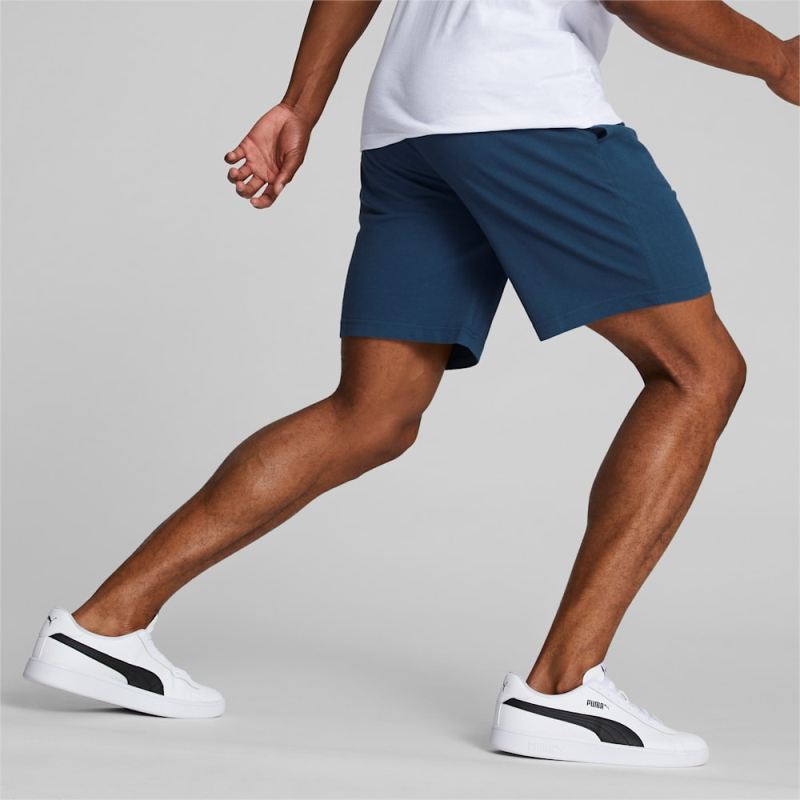 Puma | Men's Logo Shorts - Dark Denim