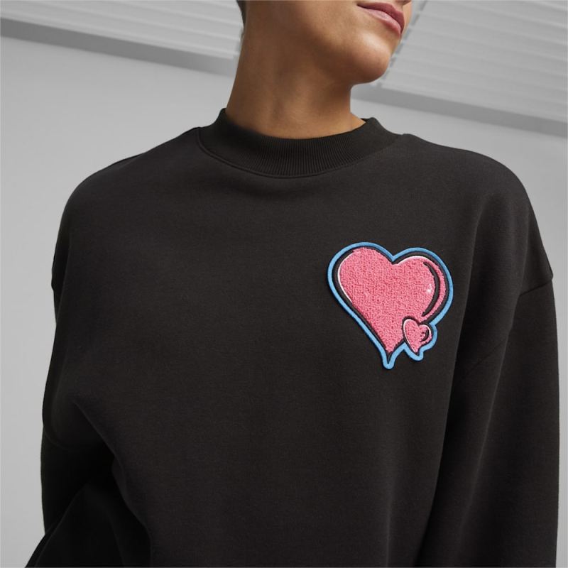 Puma | Women's Whole Lotta Love Basketball Sweatshirt - Black