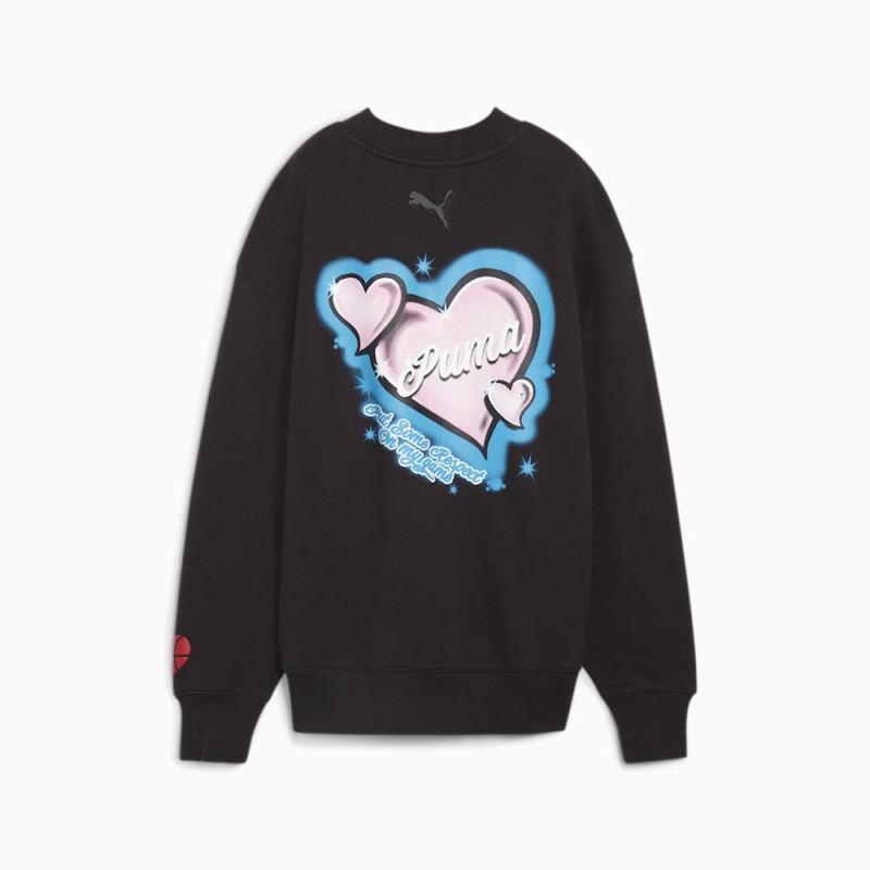 Puma | Women's Whole Lotta Love Basketball Sweatshirt - Black