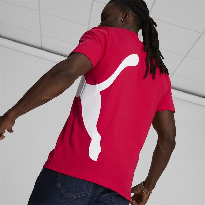 Puma | Men's Oversized Logo Tee - For All Time Red