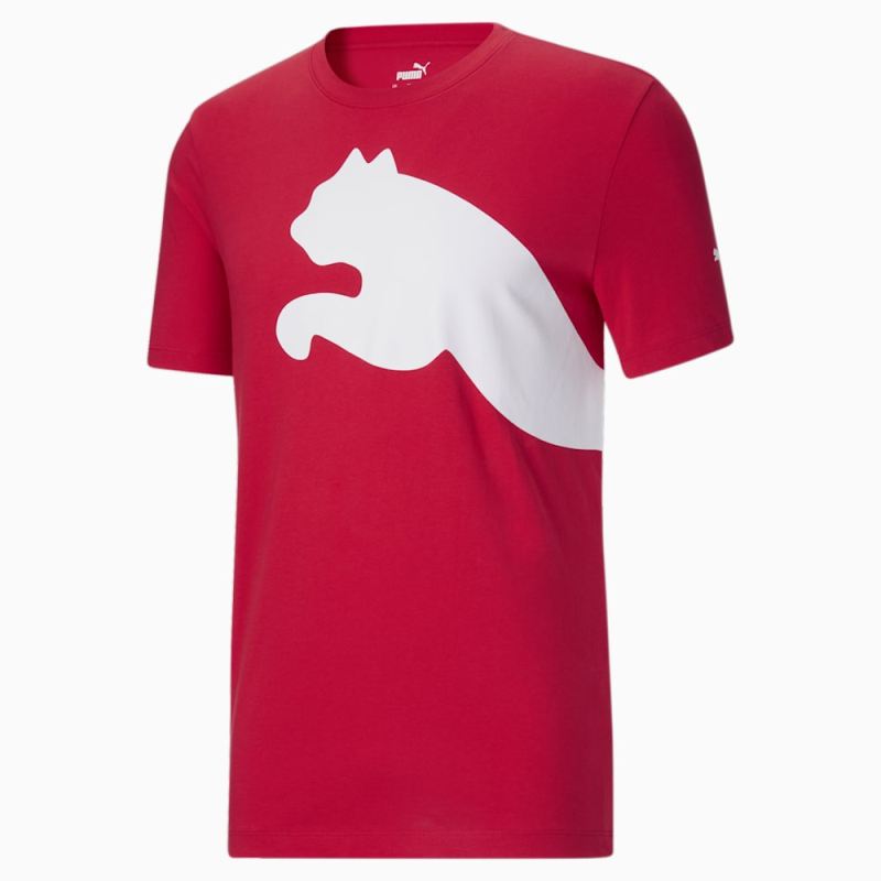 Puma | Men's Oversized Logo Tee - For All Time Red