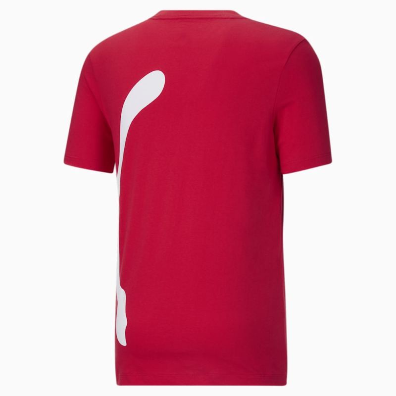 Puma | Men's Oversized Logo Tee - For All Time Red