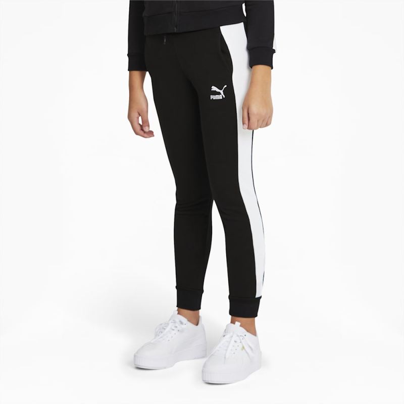 Puma | Girls Classics T7 Track Pants - Black