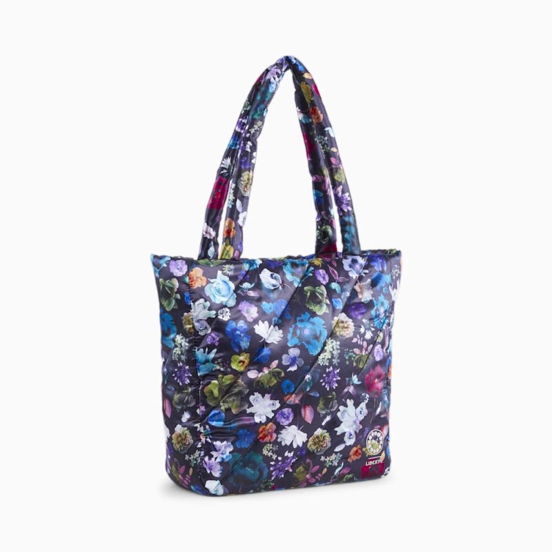 Puma | Women's x LIBERTY Tote Bag - Black-Floral AOP