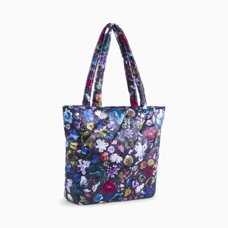 Puma | Women's x LIBERTY Tote Bag - Black-Floral AOP