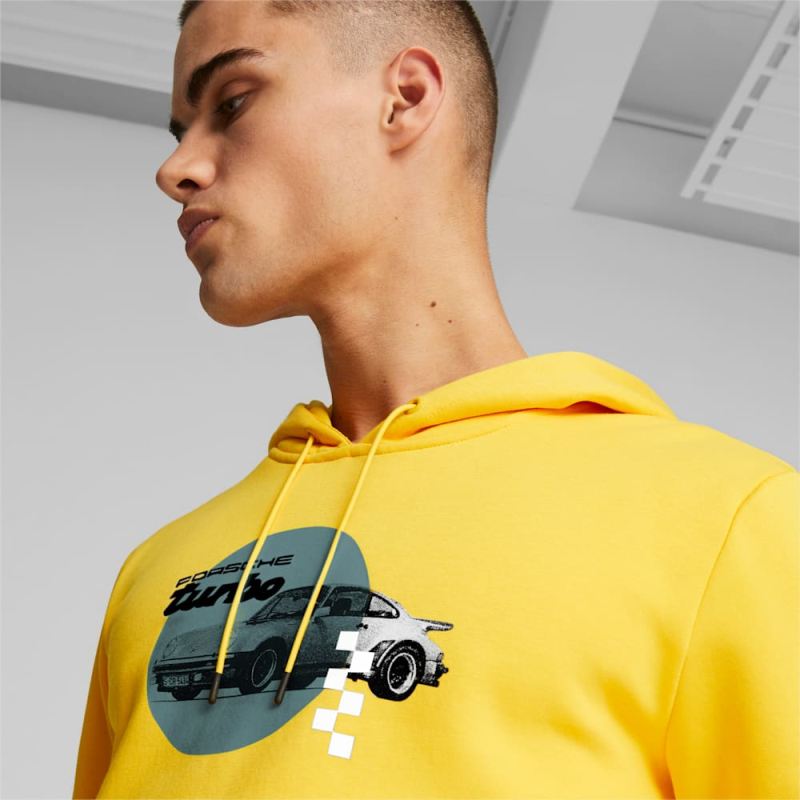 Puma | Men's Porsche Legacy Sweatshirt - Sport Yellow