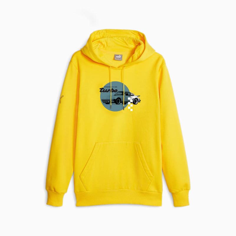 Puma | Men's Porsche Legacy Sweatshirt - Sport Yellow