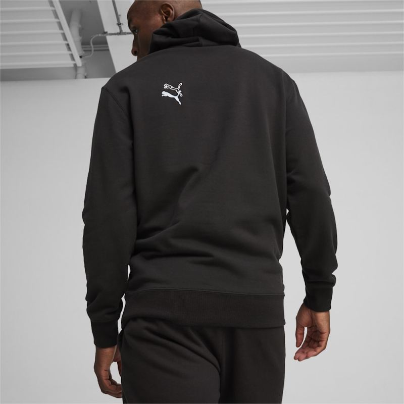 Puma | Men's BRAND LOVE Graphic Hoodie - Black