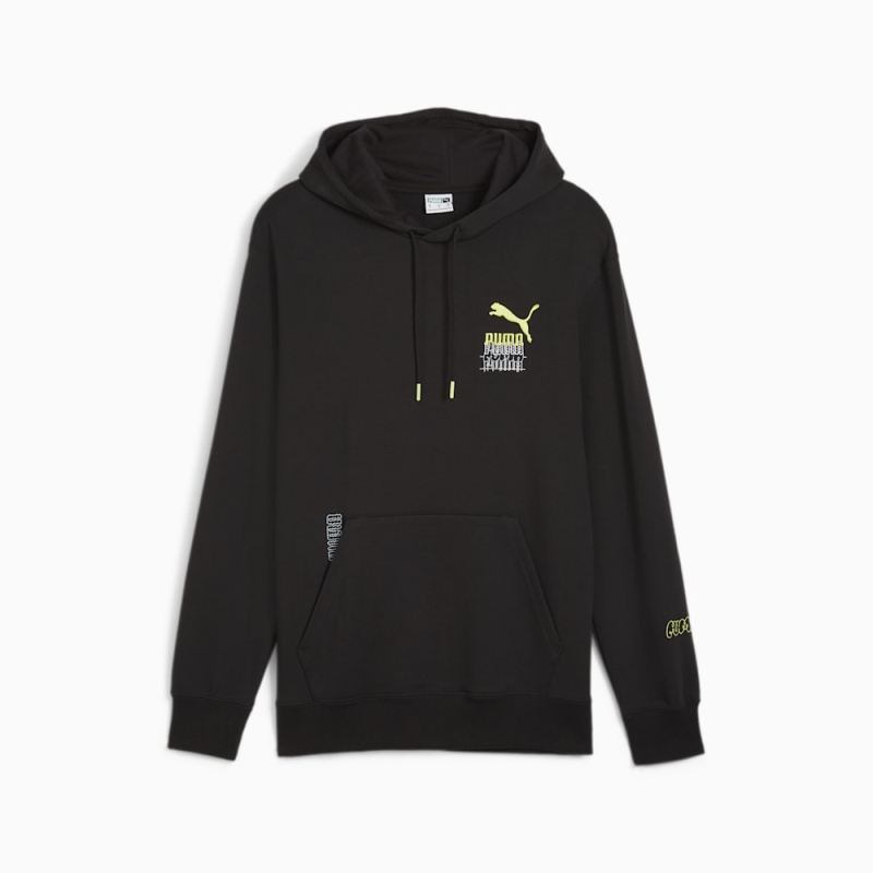 Puma | Men's BRAND LOVE Graphic Hoodie - Black