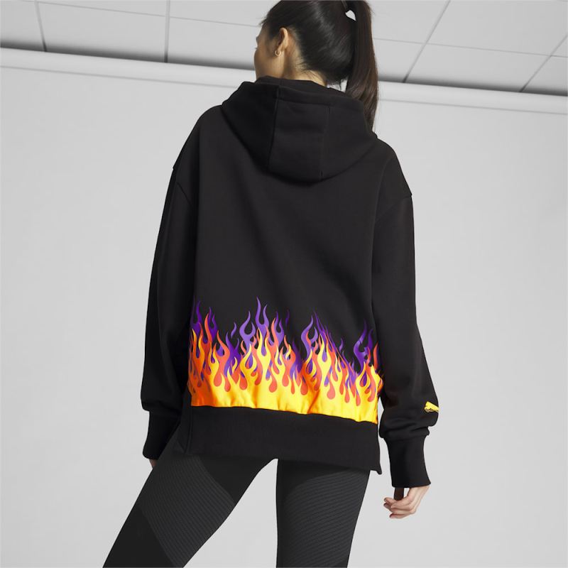 Puma | Women's STEWIE x FIRE Basketball Hoodie - Black