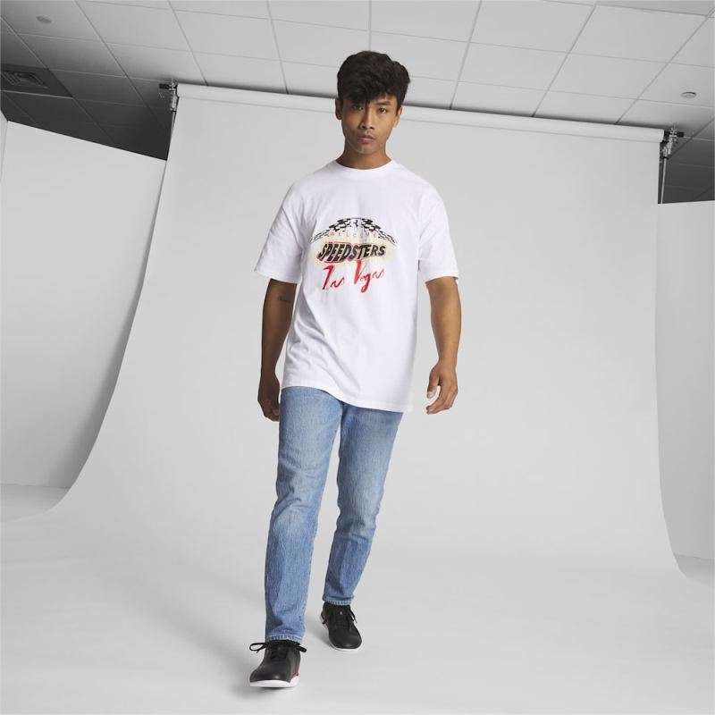 Puma | Men's Scuderia Ferrari Race Garage Crews Las Vegas Tee - White