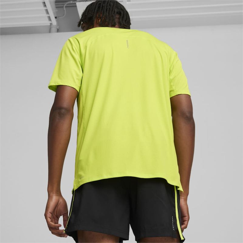 Puma | Men's RUN FAVORITE Tee - Lime Pow