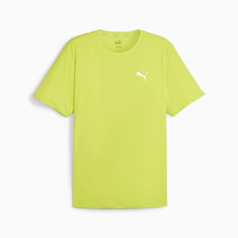 Puma | Men's RUN FAVORITE Tee - Lime Pow