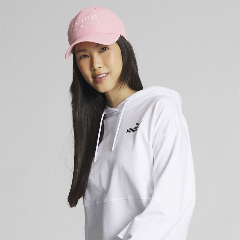 Puma | Women's Script Adjustable Cap - LT PASTEL PINK