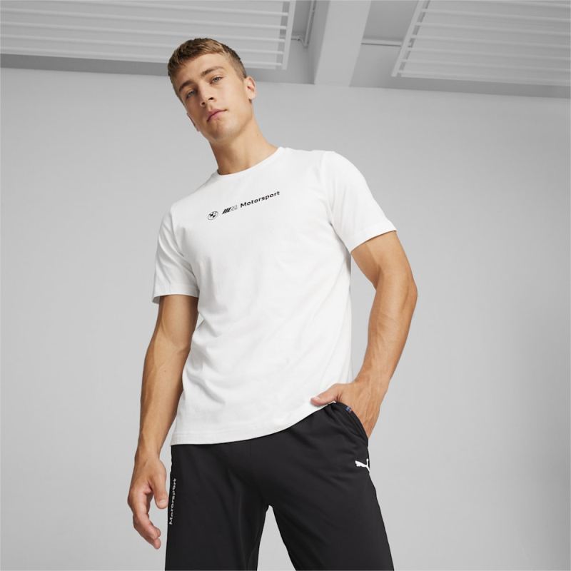 Puma | Men's BMW M Motorsport Logo Graphic Tee - White