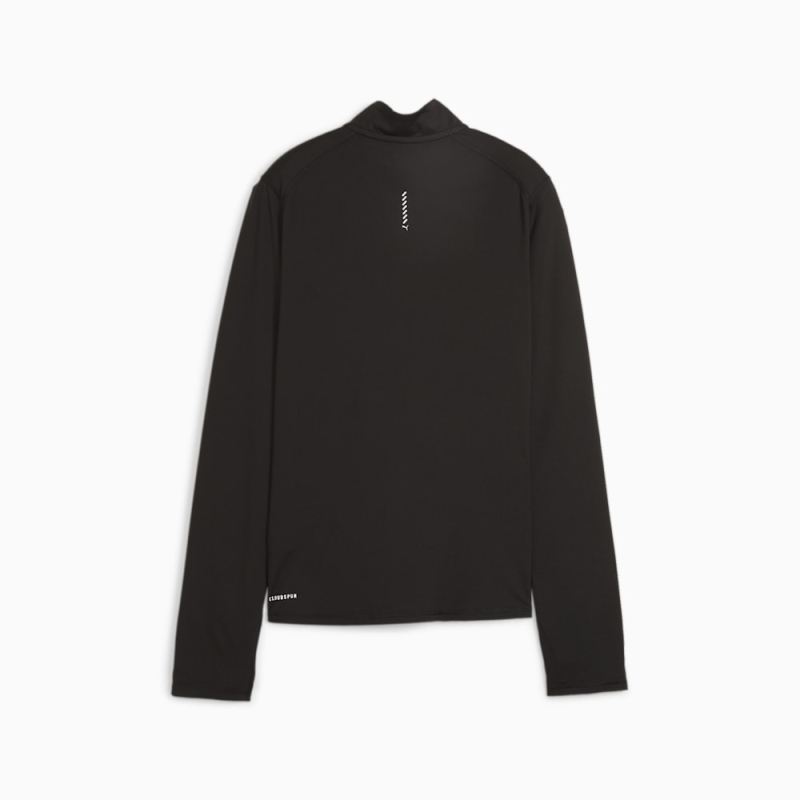 Puma | Women's RUN CLOUDSPUN Quarter-Zip Pullover - Black