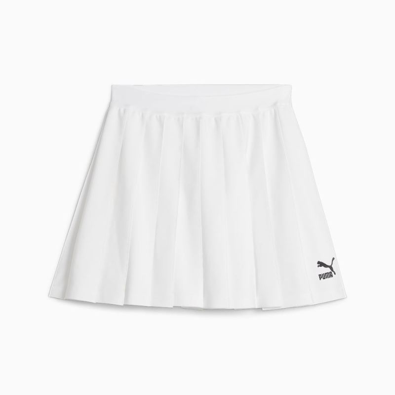 Puma | Women's CLASSICS Pleated Skirt - White