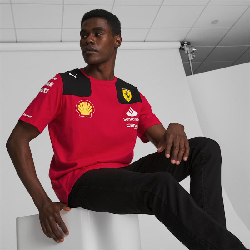 Puma | Men's Scuderia Ferrari Team Tee - Rosso Corsa