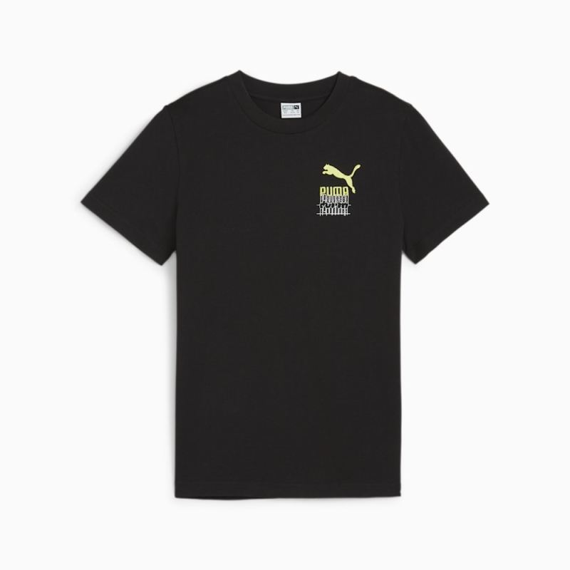 Puma | Boys CLASSICS BRAND LOVE Big Kids Tee - Black