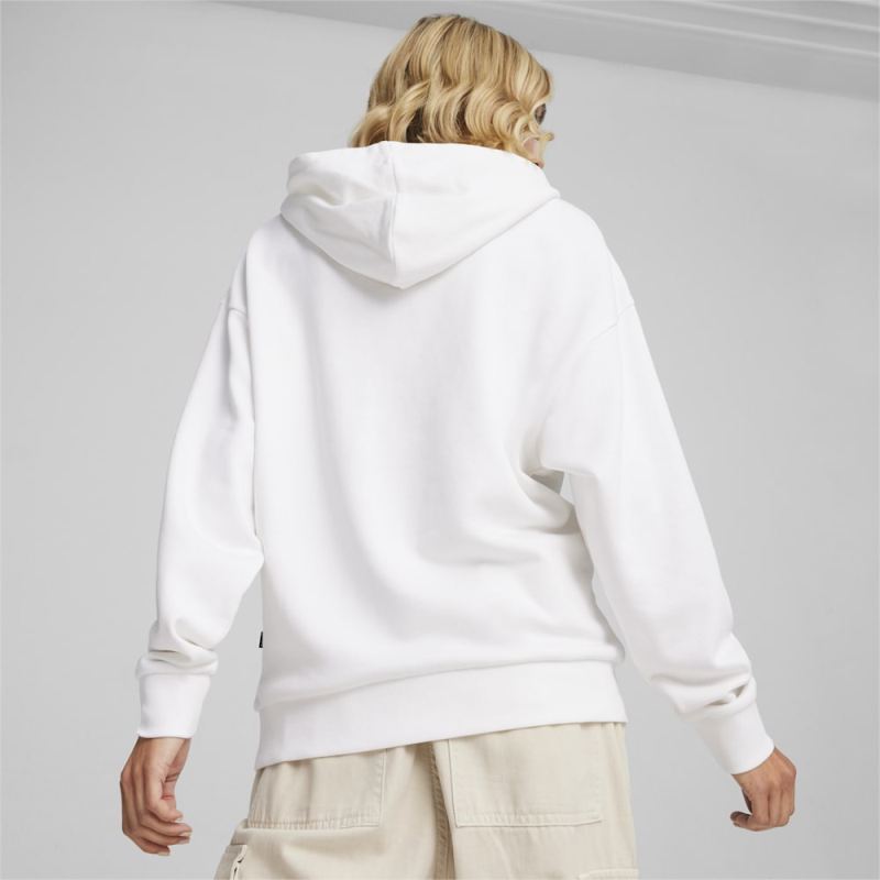 Puma | Women's ESS+ ANIMAL Hoodie - White